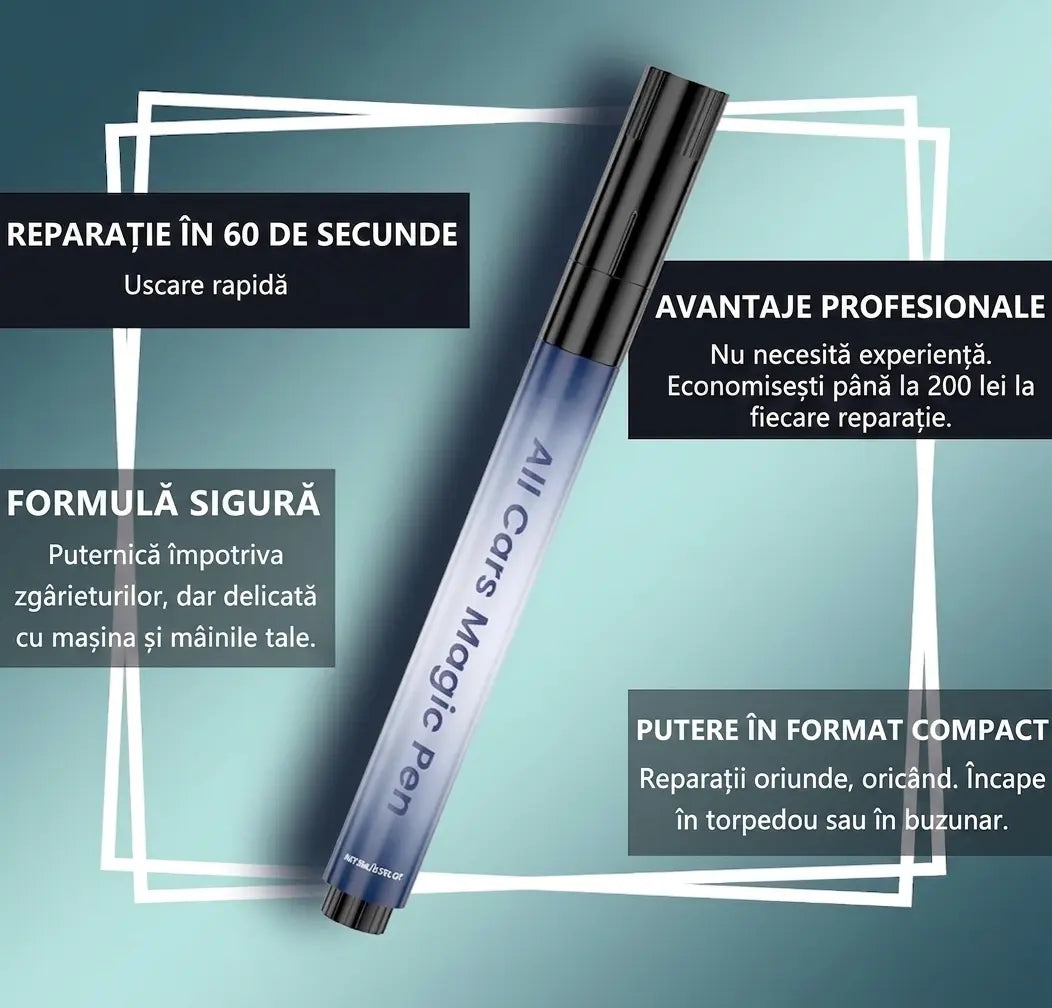 Creion Magic pentru Zgârieturi Auto – Universal, Orice Culoare